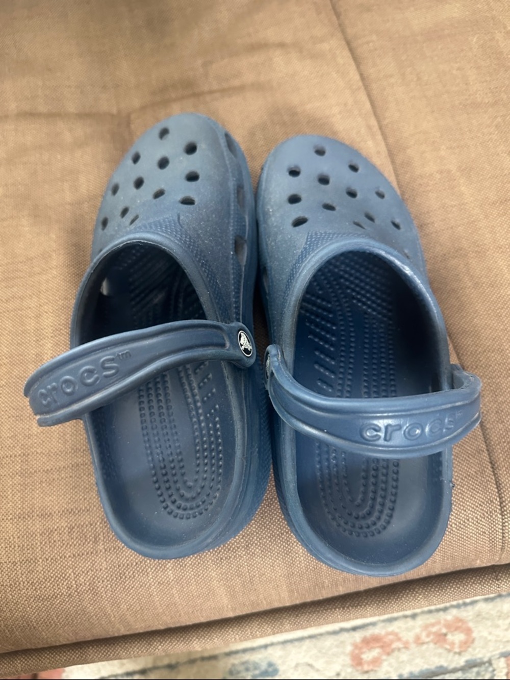 CROCS Classic Clog Mules - Navy Blue - Picture 6 of 6